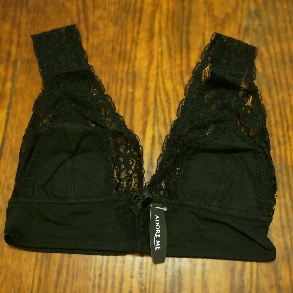 Adore Me | Black Lace Bralette